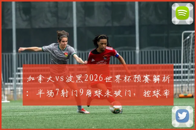 加拿大vs波黑2026世界杯预赛解析：半场7射门9角球未破门，控球率33%却领先的战术奥秘
